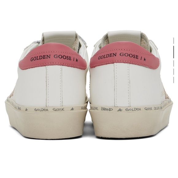 Golden Goose Hi Star Sneaker White Pink Silver Cream NIB Auth - Picture 4 of 6